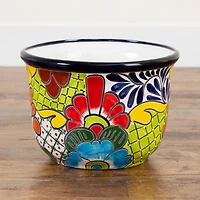 12.5" Handmade Mexican Talavera Ceramic Planter