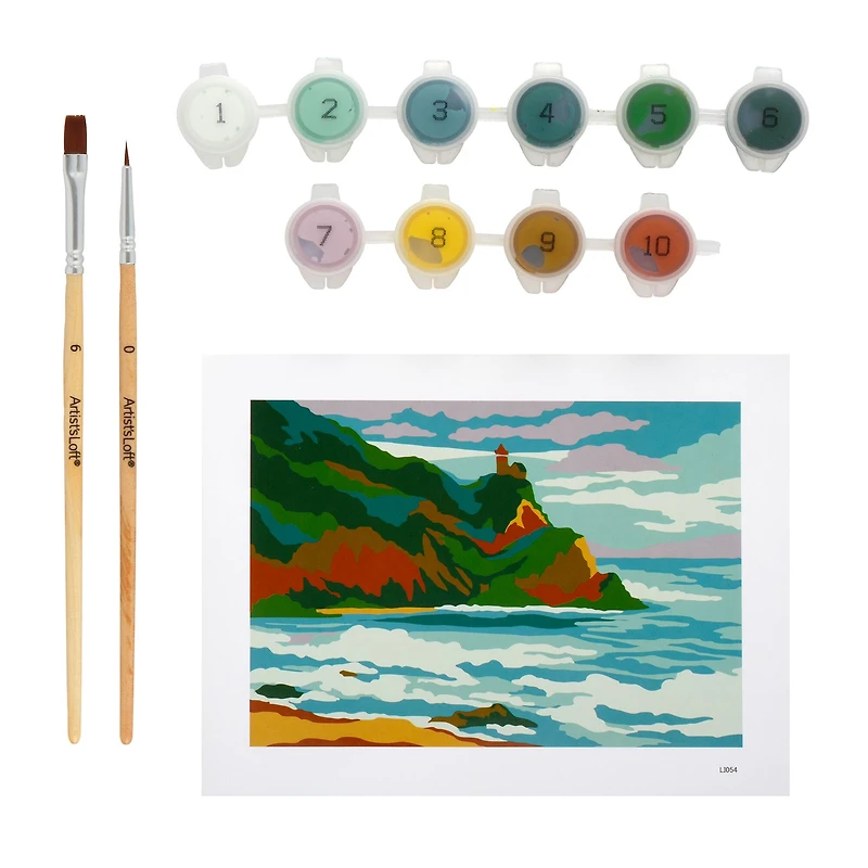 Lighthouse Paint-by-Number Framed Mini Kit by Artist's Loft®