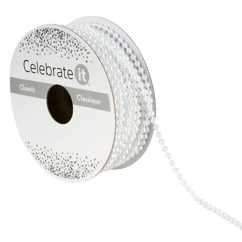 12 Pack: 3mm x 10yd. Pearl Trim Cording by Celebrate It®