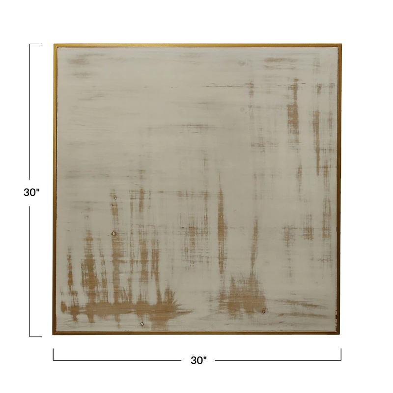 Hello Honey® Abstract Hand-Painted Framed Wall Print