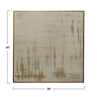 Hello Honey® Abstract Hand-Painted Framed Wall Print