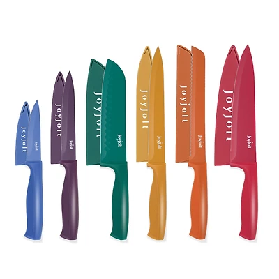 JoyJolt® Multicolored Multipurpose Kitchen Knife Set