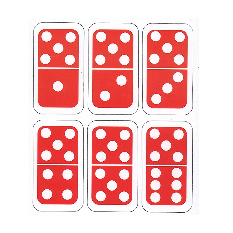 Ashley Productions® 5" x 15" Die-Cut Magnetic Dominoes, 2 Pack