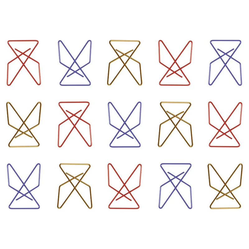 JAM Paper 1.5" Butterfly Clip Paper Clips