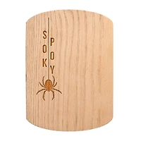 Spooky Hanging Spider 11" x 8" Redwood Oval Cutting Board