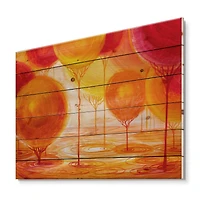 Designart - Colourful Ornamental Trees II