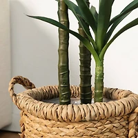 Glitzhome® 4.25ft. Faux Tequila Plant in Pot