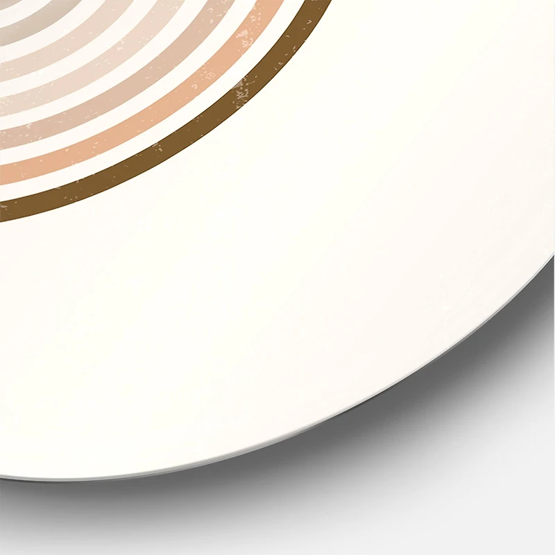 Designart - Minimalistic Mountain Landscape With Red Full moon