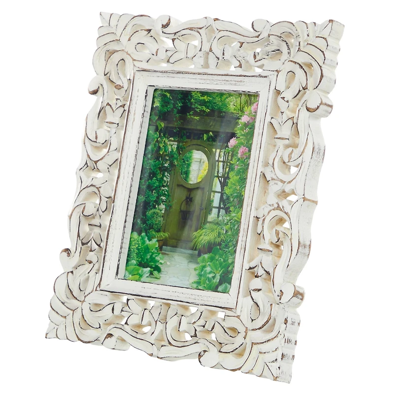 White Mango Wood 5" x 7" Frame