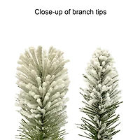 20ft. Flocked Spruce Garland