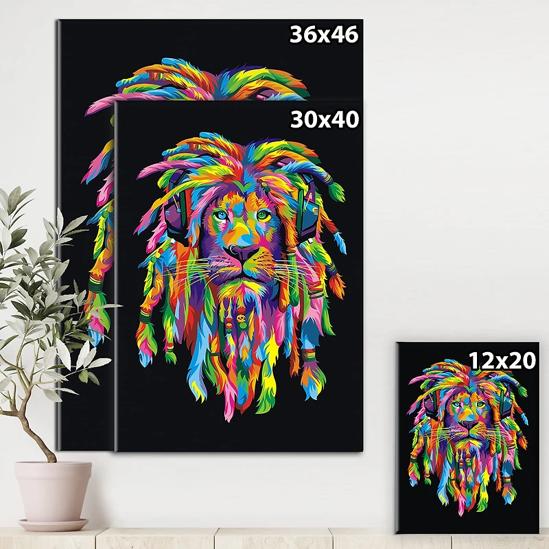 Designart - Lion Rasta