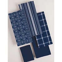 DII® Nautical Blue Dishtowel & Dishcloth Set