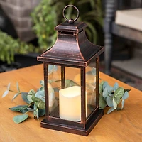 Kate Aspen® Copper Hampton LED Vintage Decorative Lantern