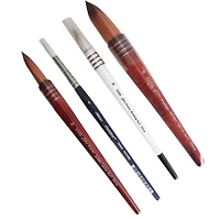 Silver Brush Limited Atelier™ 4 Piece Quills Medium Brushes Set