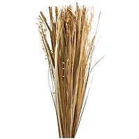 41" Brown Dried Plant Floral Bouquet Grass Natural Foliage with Reed Accents