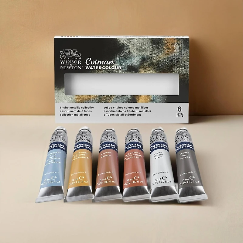 Winsor & Newton™ Cotman Watercolour™ Metallic Set