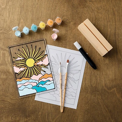 Shining Sun Paint-by-Number Acrylic Surface Kit by Artist's Loft®