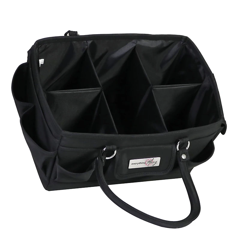 Everything Mary Black Deluxe Store & Tote Craft Organizer