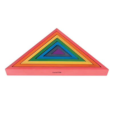 TickiT® Wooden Rainbow Architect Triangles
