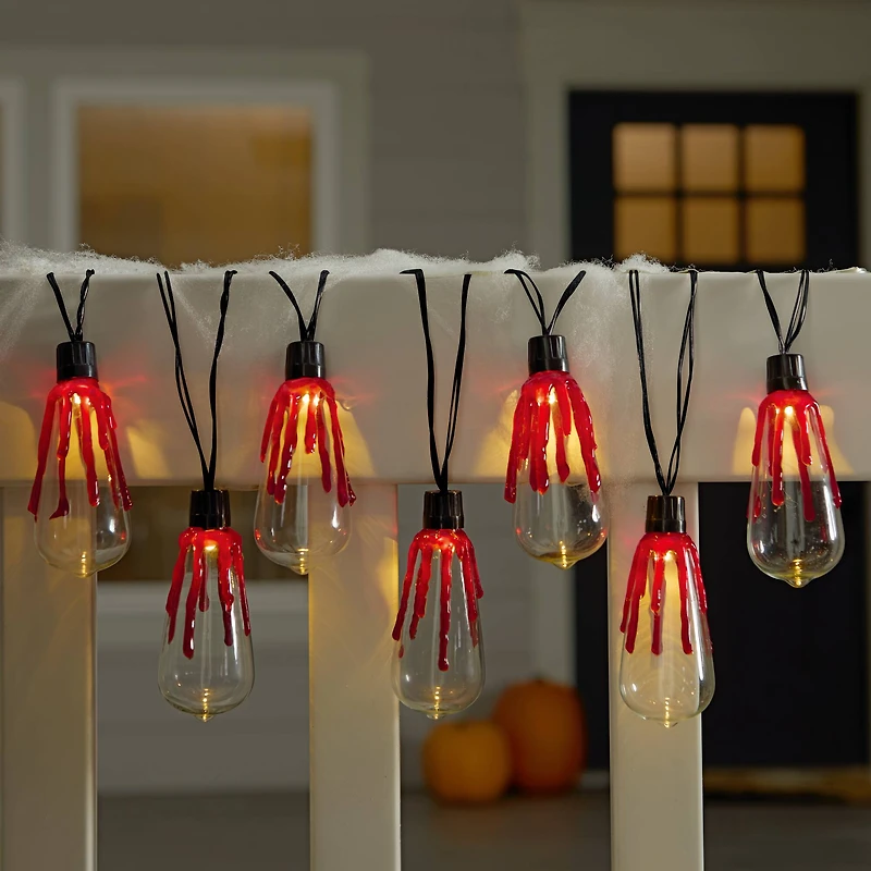 10ct. Bloody Bulb LED String Lights by Ashland®