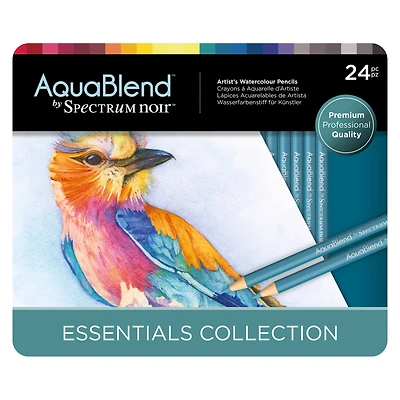 Spectrum Noir™ Aquablend™ Essentials 24 Color Watercolor Pencil Set