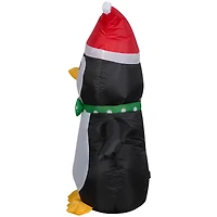 3.5ft. Airblown® Inflatable Christmas Penguin in Santa Hat
