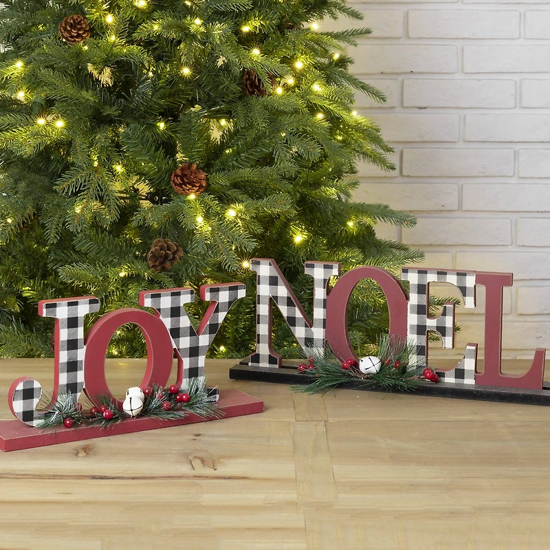 Glitzhome® Noel & Joy Table Top Décor Set