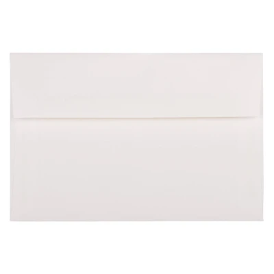 JAM Paper 5.75" x 8.75" Bright White Wove Strathmore Invitation Envelopes