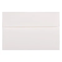 JAM Paper 5.75" x 8.75" Bright White Wove Strathmore Invitation Envelopes
