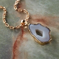 Dyed Natural Druzy Agate Pendant by Bead Landing™