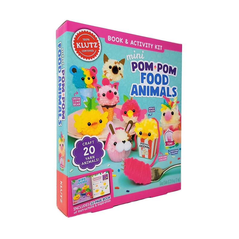 Mini Pom-Pom Food Animals