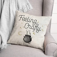 Feeling Crafty Throw Pillow