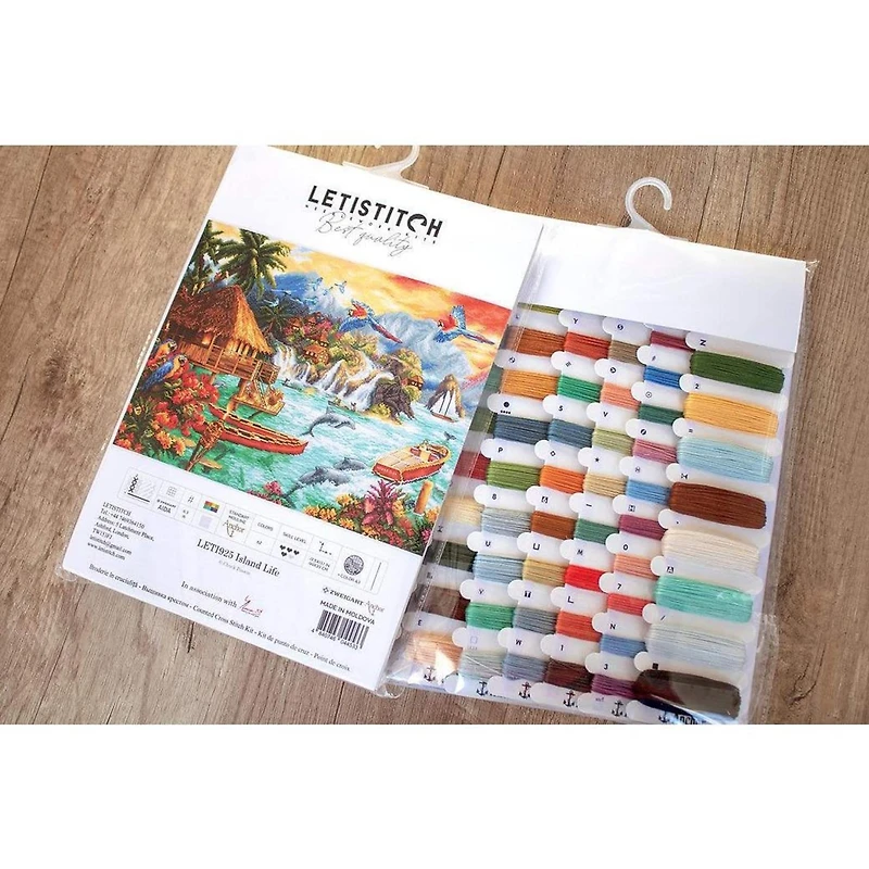 Letistitch Island Life Counted Cross Stitch Kit
