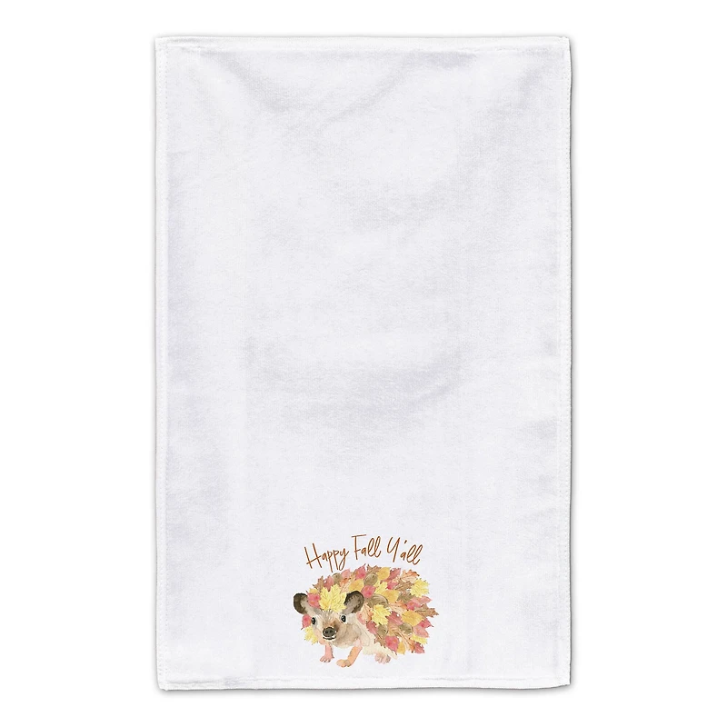 Happy Fall Y'all Hedgehog Tea Towel Set