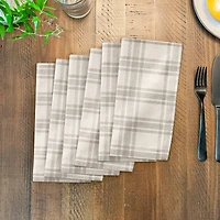 Plaid Cotton Twill Napkin