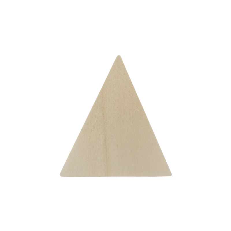 3.5" Chunky Triangle Plywood Shape by Make Market®