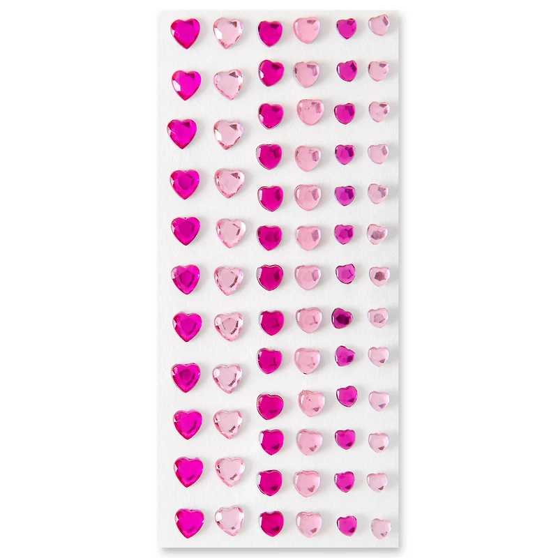 Pink Heart Rhinestone Stickers by Recollections™