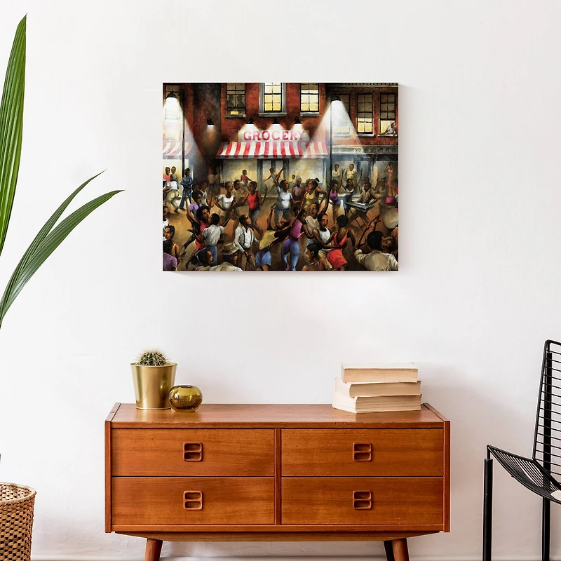 Dancing In The Street 20" x 16" Canvas Wall Art