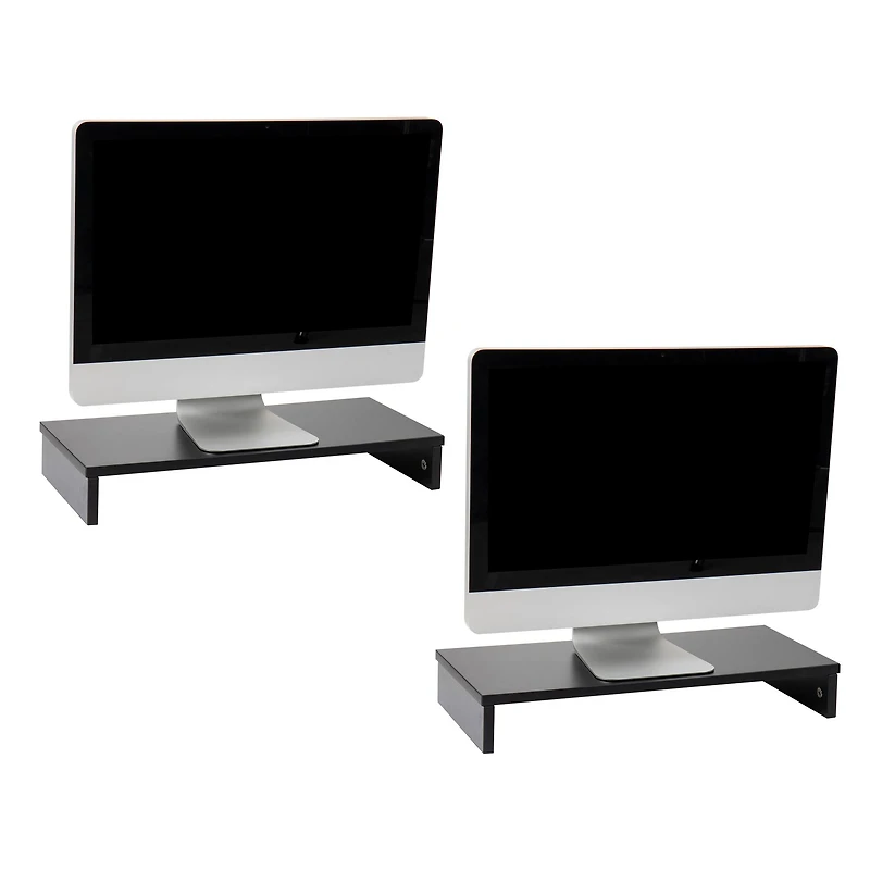 Mind Reader Woodland Collection Monitor Stands