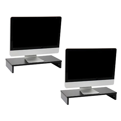 Mind Reader Woodland Collection Monitor Stands