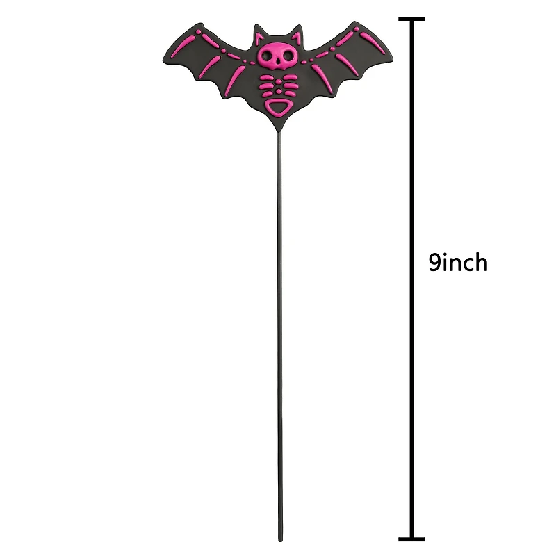 9" Black & Pink Bat Skeleton Pick by Ashland®