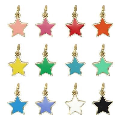 Enamel Stars Charm Mix by Bead Landing™