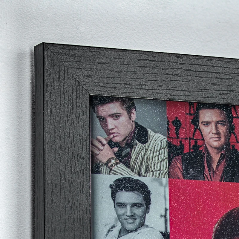 Elvis Presley Photo Collage Framed Wall Art