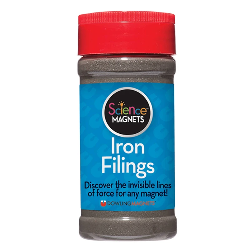 Dowling Magnets® Iron Filings, 3 Jars of 12oz.