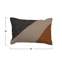 Hello Honey® Woven Cotton Blend Kilim Lumbar Pillow