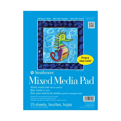 Strathmore® 100 Series Mixed Media Paper Pad
