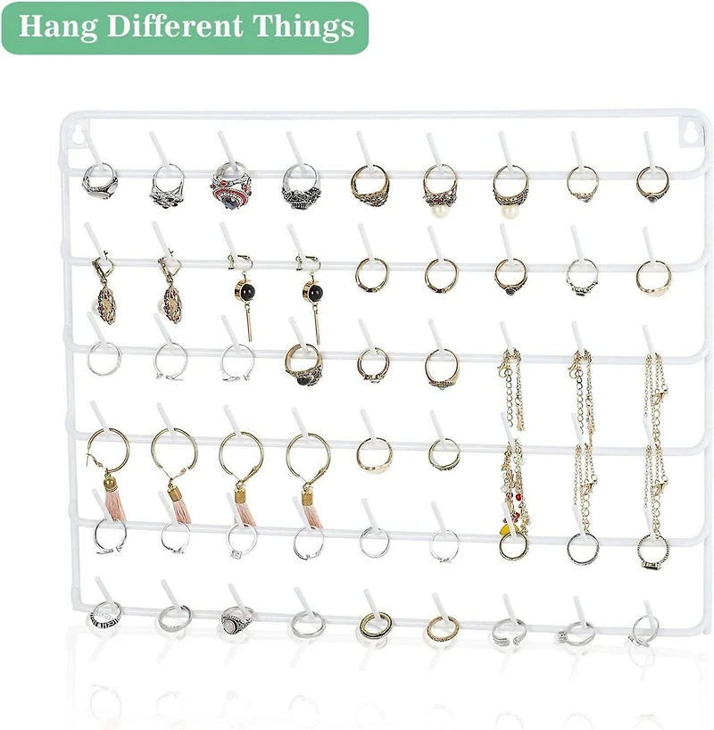 NEX™ White 54-Spool Wall-Mounted Sewing Thread Rack, 4ct.