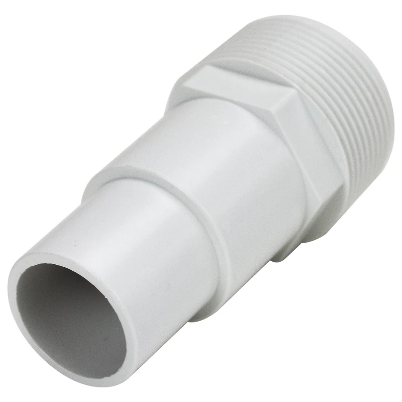 4" White Swimming Pool & Spa Threaded Hose Adapter
