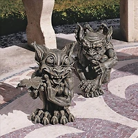 Design Toscano Babble & Whisper The Gothic Gargoyle Sculptures Set