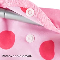 2-in-1 Baby Doll Swing and Carrier Toy Set